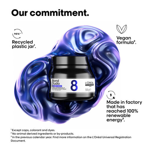 Purple Lightening Balm 8T Bonder Inside - Blond Studio | L'Or&eacute;al Partner Shop