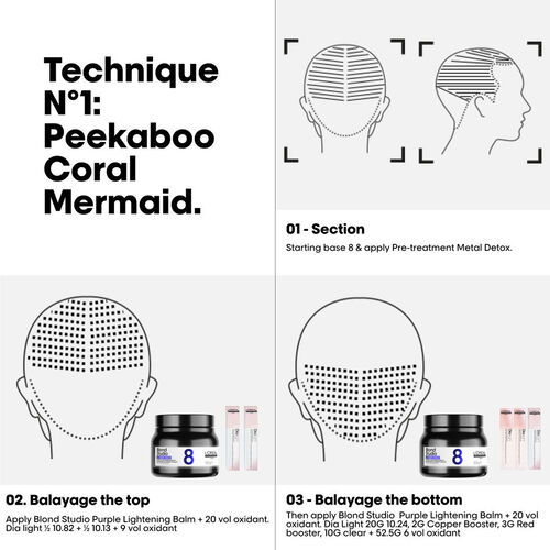 Purple Lightening Balm 8T Bonder Inside - Blond Studio | L'Or&eacute;al Partner Shop