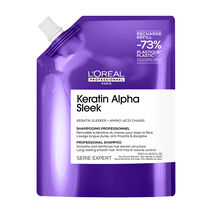 Keratin Alpha Sleek Shampoo Refill 500mL - L'Oreal Professionnel | L'Or&eacute;al Partner Shop