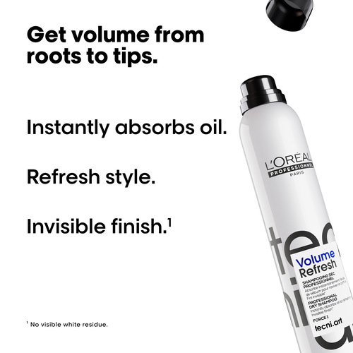 Volume Dry Refresh Droogshampoo - Tecni.art | L'Or&eacute;al Partner Shop