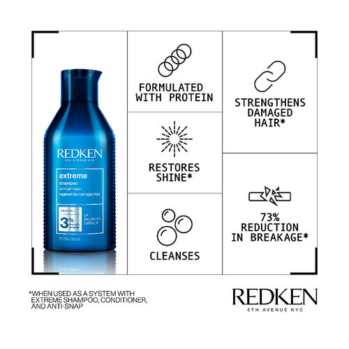 Extreme Shampoo  - 500 ml - Extreme | L'Or&eacute;al Partner Shop